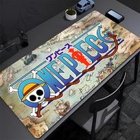 ONE PIECE Luffy Mousepad Computer Game Mouse Pad Gaming Accessories Anti-Slip Printing Deskmat Keyboard Pad PC HD Anime Mousepad 30x60cm