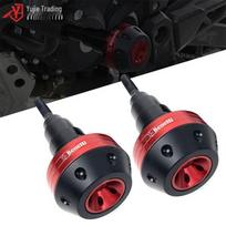Benelli Leoncino 500 CNC Frame Sliders: Fall Protection & Anti-Collision Motorcycle Accessories Gold black