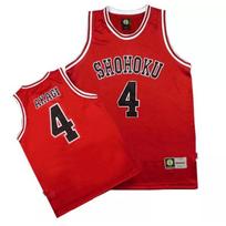 Anime Shohoku Mokyklos Krepšinio Komandos Džersis 1-15 Cosplay Kostiumas Sakuragi Hanamichi Rukawa Džersis Sportinė Apranga Uniforma Liemenė XL red