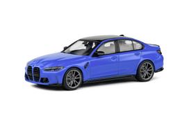 SOLIDO BMW G80 M3 2023 Finished Model S4315302 1/43 (Blue) blue