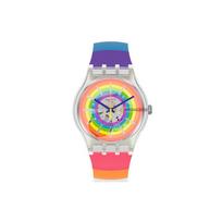 SWATCH Unisex 41mm Watch SUOK148 SUOK148 Rainbow gray