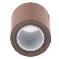 PTFE Coated Fiberglass PTFE Tape 1 inch x 33 ft x 0.18mm 2-inch x 33 Feet x 0.18mm High Temperature Tape Silicone Adhesive Brown gray