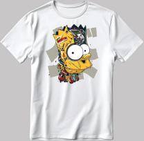 The Simpsons Printed Pure Cotton Tshirt for Men and Women Oversized Cyberpunk Fashion Casual Comfortable Short Sleeved Tees 4XL gray