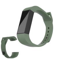 „Xiaomi Mi Band 4C“ apyrankės silikoninis dirželis, skirtas „Redmi Smart Band“ pakeitimui, laikrodžio apyrankės riešo dirželis Only the Strap armijos žalia spalva