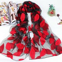 Moterų pavasario organzos kaklaskarės Ilgos vasaros apsaugos nuo saulės paplūdimio Pashmina įvyniojimai ir skaros One size black