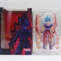 15CM Anime Dragon Ball Z Figures Shf Super Saiyan Battle Damage Blue Goku Pvc Model Action Figures Toys Gifts black
