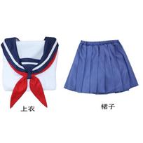 Sick emulator Sick emulator Sauce Aishiya Naoku Uniform School Uniform College Style Game Clothing XXXL blue