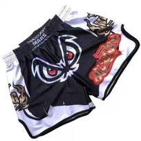 Muay Thai šortai Bokso treniruočių kelnės Vyrams Moterims Vaikams Kovos menų Sporto salės Kovos Sportinė apranga Kids 2XL Recommended Height 130cm gray