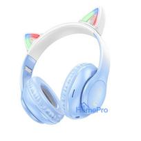 Wireless headphones Hoco W42 Cat Ear crystal blue