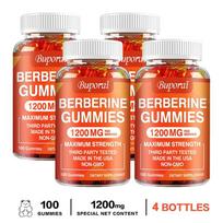 Buporai berberino gumijos, kurių sudėtyje yra 1200 mg berberino ir Ceilono cinamono ekstrakto, tinka tiek vyrams, tiek moterims. 100*4