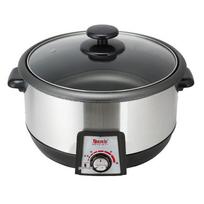 Multifunctional Electric Hot Pot: Stainless Steel Steaming, Cooking, and Shabu-Shabu Pot for Home Use. 1