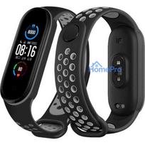 NoName Silicone Strap Xiaomi Mi Band 7 / 6 / 5 Black