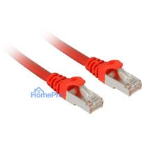 Sharkoon Patch RJ-45 SFTP Cat7a raw cable 0.5 m Red