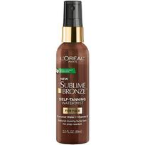 L'Oréal Paris Sublime Bronze Self-Tanning Facial Mist 89ml brown