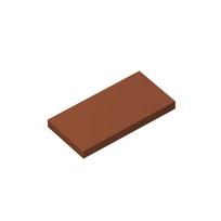 20Pcs MOC Parts 87079 Tile 2 x 4 featuring Groove Works With Blocks DO IT YOURSELF Assmble Construction Bricks Particle Kid Puzzle Brain Toy Gift Idea brown