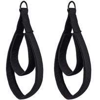 Adjustable Pilates Double Loop Straps Handle for Reformer Gym Equipment Yoga Accessories black