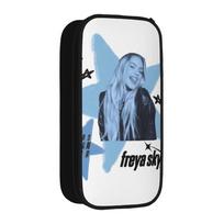 Freya Skye Stars Align Tour 2026 Merch Pen Box Large-capacity Office Accessories  Pencil Case Stationery Suprise Gift (as the picture,L) gray
