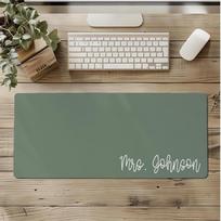 Custom Desk Pad Retro Personalized Desk Pastel Decor Teacher Gift Monogrammed Home Office Dorm Room Custom Decor Gifts Custom Of 30x80x0.2cm gray
