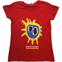 Primal Scream Ladies T-Shirt: Screamadelica 130 yellow