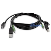 STARTECH.COM 1,8m HDMI KVM Kabel USB 2.0 3,5mm Audio universell kompatibles Kombikabel fur KVM Switch TAA