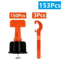 11-204Pcs Floor Ceramic Tile Leveling System Clips Spacers Porcelain Leveler Kit Construction Tools For Tile Laying Wall Fixing