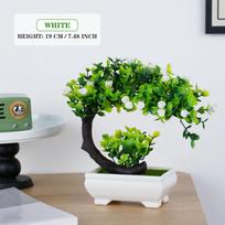 Small Tree Simulation Pot Plants Artificial Plants Bonsai Fake Flowers Table Potted Ornaments for Home Hotel Garden Office Decor with pot balta