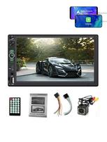 Belaidis Laidas Android Auto CarPlay MP5 Grotuvas Vienas 1 Din 7 Colių Automobilio Radijas Su Atbulinės Eigos Kamera Bluetooth Stereo gray