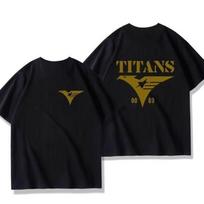 Manxing COSPA Mobile Suit Z Gundam * Titans U.C. 0087 Joint Peripheral Short Sleeve T-Shirt on Clothes Tide 4XL brown