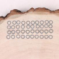 40Pcs Stainless Steel Precision Shim Fit Gear Set Adjustment Shim Set Gear Set Slit Shims For Gearbox Adjustment