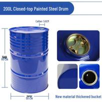 200L pramoninė plieninė statinė blue