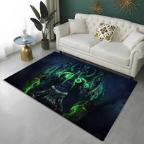 WOW Žaidimų pasaulis World of Warcraft Žaidėjo HD Kilimas Kilimas Namams Svetainei Miegamajam Sofai Durų Kilimėlis Dekoras, Vaikų Plotas Kilimas Neslystantis Grindų Kilimėlis 40x60cm gray