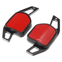 Pavarų perjungimo irklai Automobilio vairo aliuminio lydinio pavarų perjungimo prailgintuvai Automobilių aksesuarai red