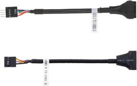 Usb 2.0 9pin į Usb 3.0 20pin adapteris motininėms plokštėms