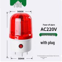 Trifazis 220V/380V Signalizacija: Elektros dingimas, fazės praradimas, įjungimo priminimas, garso ir šviesos įspėjimai. red