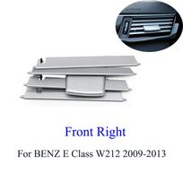 Dashboard Front Center Left/Right Air Vent Grille Repair Kit AC Clips Tab For Mercedes Benz Sedan W212 2009 2010 2011 2012 2013 Front Right gray