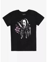 Ghost Face Mens Ghostface You Like Scary Movies Too? Black Tee Shirt New XS S gray