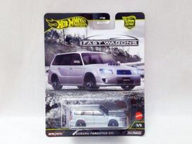 Unopened Hot Wheels Premium SUBARU FORESTER STI FAST WAGONS Car Culture (SQ349) gray