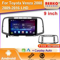 Skirta Toyota Venza 2008 2009-2016 LHD Automobilio radijas Multimedia Vaizdo grotuvas Navigacija stereofoninė sistema 4G GPS Android 2din dvd 4 core 2GB+64GB carplay blue