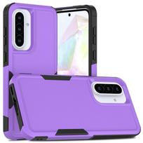 Samsung Galaxy A56 A36 A26 A16 A06 A05 A05S A15 A25 A35 A55 A14 A24 A34 A54 A12 A22 A32 A42 A52 A53 A33 A23 5G dėklas dvigubo sluoksnio apsauginis telefono dangtelis for Galaxy Xcover 7 violetinė
