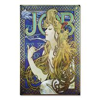 Moterų drobės paveikslai ant sienos Meno paveikslėliai svetainei Alphonse Mucha drobės meno plakatai ir spaudiniai Art Vintage 30x40 No Frame beige