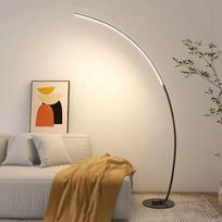 Modern Arc Shape Floor Lamp Led Dimmable Remote Control Standing Light For Living Room Bedroom Sofa Study Decor Lighting juoda