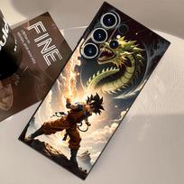Dragon Ball Anime Vegeta dėklas Samsung Galaxy S26 Ultra Note 20 8 9 10 S23 S25 Plus S21 FE S20 Ultra S24 S10 S9 Funda telefonui Galaxy S26 Ultra gray