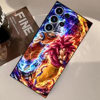Dragon Ball Anime Vegeta dėklas Samsung Galaxy S26 Ultra Note 20 8 9 10 S23 S25 Plus S21 FE S20 Ultra S24 S10 S9 Funda telefonui Galaxy Note20 blue