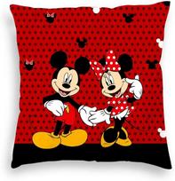 Disney Mickey Mouse Mickey Minnie Pillow Cover Living Room Sofa Cushion Cover Suitable for Home Bedroom Room Decoration 40cmx40cm black