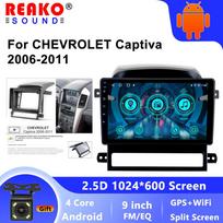 REAKOSOUND 2Din Android Car Radio Multimidia Video Player For Chevrolet Captiva 2009-2012 GPS Navigation Carplay Auto Stereo 1+32CP+4LED gray