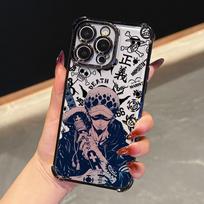 Anime Karšta O-Vienas Gabalas Minkštas dėklas iPhone 17 Pro 16 15 14 13 12 11 Pro Max dėklas 17 Plus 17E 16E 17Air Apsauginis telefono dangtelis iPhone 17Pro Max
