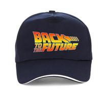 Back To The Future Baseball Cap Summer Print Men Back To The Future Prop Bigbang G-Dragon Hat Gorras Snapback Hat Bone gray