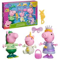 Figūrėlių rinkinys, su priedais Hasbro Peppa Pig Three Little Piggies Dress Up, 15 cm, 15 vnt., įvairių spalvų