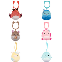 Pliušinis žaislas, raktų pakabukas Squishmallows W31, (spalva/dizainas parenkami atsitiktine tvarka), 8 cm