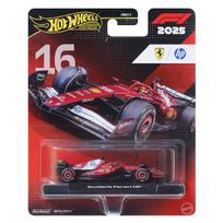 Žaislinis automobilis Mattel Hot Wheels Premium F1 Ferrari Charles Leclerc JKD93, 1:64, raudona sp.
